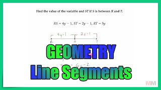 Geometry Line Segments with Expressions and Equations [upl. by Aurelie]