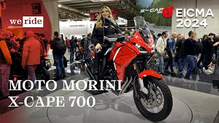 Moto Morini XCape 700  LIVE da EICMA 2024 [upl. by Nowd]