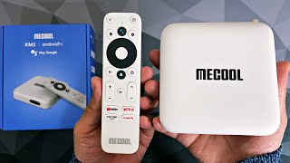 MECOOL KM2 TV Box  Official Android TV OS  4K NETFLIX  FINALLY [upl. by Auoy]