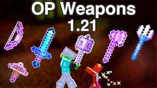 ULTIMATE Minecraft Weapons Guide 121 Sword Axe Trident Bow Crossbow and Mace  PVP Weapons [upl. by Korry68]