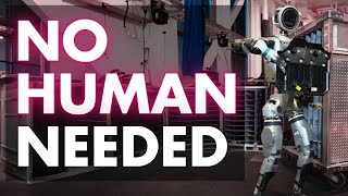 Fully Autonomous Atlas Boston Dynamics Humanoid Robot Boasts Impressive New AI Capabilities [upl. by Somisareg94]