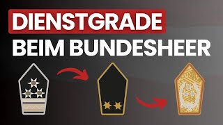 Die Dienstgrade beim Bundesheer Einfach erklärt von Plakos [upl. by Shetrit400]