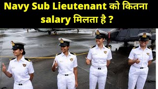 Salary of SubLieutenant in Indian Navy  Navy officer In hand salary  Pay amp allowances JobIndex [upl. by Llebana269]