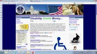 disabilities grants org [upl. by Sueddaht]