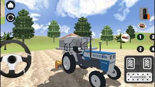 Swaraj Tractor Farming Simulator Game 🚙  Android Gameplay [upl. by Atsylac]