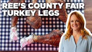 Ree Drummonds County Fair Turkey Legs with BBQ Sauce  The Pioneer Woman  Food Network [upl. by Hedveh]