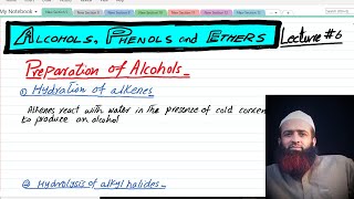 Preparation of alcohols Alcohols Lecture  6 urduhindi [upl. by Ardekahs456]