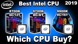 🔥 Intel Core i9 9900K vs Core i7 9700K vs Core i7 8700K 🔥 6C12T vs 8C8T vs 8C16T 🔥 The Best CPU [upl. by Arimas841]