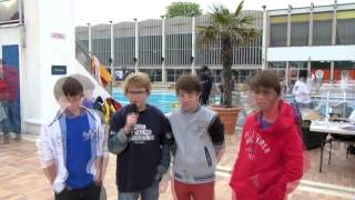 Interview nageurs Palm Auray Club  Criterium National de Nage avec Palmes 2013 [upl. by Philps]