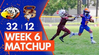 PINELLAS PARK T BIRDS 8U VS SARASOTA SEMINOLES 8U FLORIDA ELITE YOUTH FOOTBALL [upl. by Nylissej787]