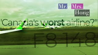 Flair Air to HALIFAX Worst Canadian airline F8 148 YYZ ✈ YHZ Flight Review  Mr and Mrs Hong [upl. by Riggall]