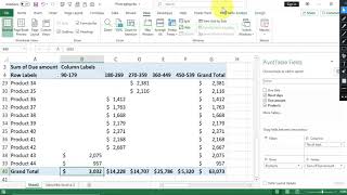 How to create aging report using pivot table in excel [upl. by Kyle]