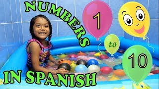 Numbers in Spanish 110 for Kids Números  Learn Spanish [upl. by Gnidleif]