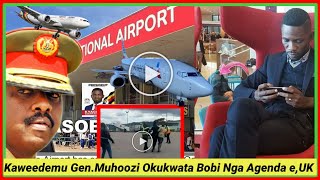 Kaweedemu GenMuhoozi Okukwata Bobi Wine Ku Airport Nga Agenda eUK Bamuganye [upl. by Ainerbas]