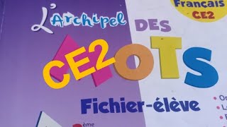 PG 81 CE2 plats et repas larchipel des mots fichier élève  correction des exercices [upl. by Oswald]