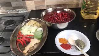 RED KIDNEY BEANS RECIPE [upl. by Charlet869]