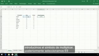 Excel 2013  Fórmulas en Excel referencias relativas [upl. by Ynnos]