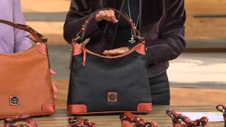 Dooney amp Bourke Pebble Leather Hobo with Nancy Hornback [upl. by Ludmilla584]