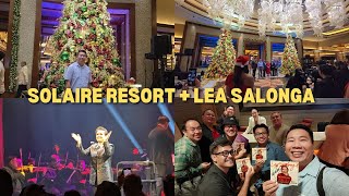 SOLAIRE RESORT CHRISTMAS TREE LIGHTING AND LEA SALONGA CONCERT  STAGE SCREEN amp EVERYTHING BETWEEN [upl. by Esinaj]