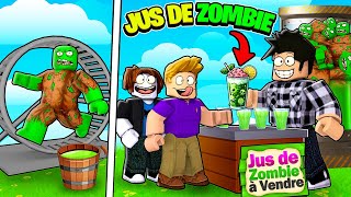 JAI FAIT DU JUS DE ZOMBIE ET JE LAI VENDU POUR GAGNER DE LARGENT DANS ROBLOX [upl. by Auof774]