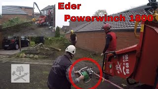 Eder Powerwinch 1800  erster Eindruck  Baumpflege Mertens [upl. by Frye195]