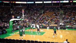 Shaq Put Back Dunk Celtics Open Practice [upl. by Linn639]