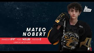 Espoirs LHJMQ Fenplast  Mateo Nobert [upl. by Lada161]