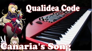 Qualidea Code  Canarias Song  Time to go クオリディア・コード OST Episode 1 and 3 Piano Cover Full [upl. by Ahsetal]