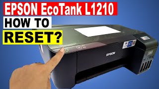 Epson L1210 Resetter  ink pad is at the end of its service life  Red Light Blinking Solution [upl. by Carmelita]