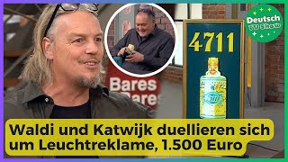 Bares für Rares Waldi Lehnertz und Jos van Katwijk duellieren sich um Leuchtreklame 1500 Euro [upl. by Gulick]