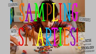 Sociology Research Methods Sampling Techniques using Smarties [upl. by Enyedy]