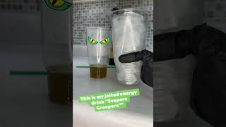 This is my jolted energy drink quotJeepers Creepersquot 165 mg caffeine tropical green applepina colada [upl. by Onirotciv]