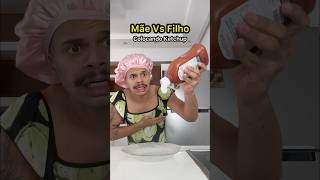 Mãe Vs Filho Colocando Ketchup [upl. by Borrell84]