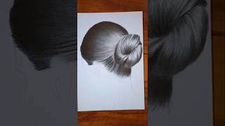 Realistic hair drawing art artist [upl. by Kono]