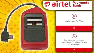 Invalid value for fType Airtel Payments Bank Morpho Error  Morpho Installation  Airtel BC Portal [upl. by Ellesirg697]