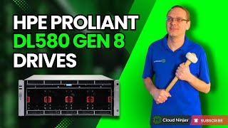 HPE ProLiant DL580 Gen8 Drive Overview  SSD Upgrades amp Options  How to Test  Solid State [upl. by Deeanne]