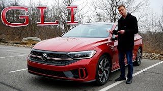 Review 2022 Volkswagen Jetta GLI Manual  The Luxury Sport Compact [upl. by Felise877]