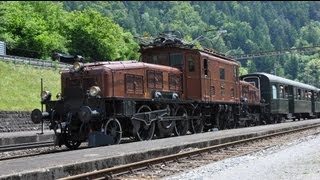 Krokodil am Gotthard Sommer 2013  Zugtrainfarttrain [upl. by Endor]