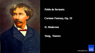 Pablo de Sarasate Carmen Fantasy Op 25 II Moderato [upl. by Kemeny]