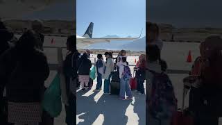 Ready to takeoff flight skardu airport aeroplane flying takeoff gilgitbaltistantourism [upl. by Nelleeus]