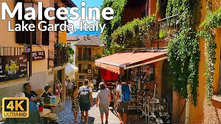 Malcesine Lake Garda Italy  4K Walking Tour 2022 Ultra HD 60fps [upl. by Alguire]