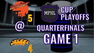 BAYWATCH  JELEEL Game 1  MPHL Season 6 Cup Playoffs Quarterfinals [upl. by Imaon406]