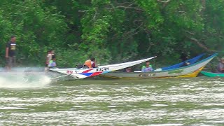 Semifinal Race Pertama Kelas 500 Cc Kel Sarijaya Kec SangaSanga  Balap Perahu Katinting Kaltim [upl. by Ahcropal231]