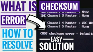 what is checksum error how to resolve Hindi [upl. by Uile]