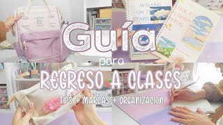 Guía para el regreso a clases 📚🎒 tips de organización [upl. by Vannie]