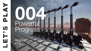 Satisfactory Lets Play S01E04  Powerful Progress SATISFACTORY LETS PLAY [upl. by Micheil]