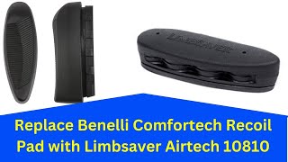 Replace Benelli Vinci Recoil Pad With Limbsaver 10810 [upl. by Kulda]