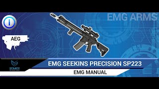 EMG Arms Seekins Precision SP223 AEG Manual [upl. by Audra262]