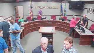 DeRidder City Council Live Stream [upl. by Anirbes]