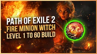 INSANE Fire Minion Leveling Build for Witch Infernalist  Path of Exile 2 [upl. by Vern]